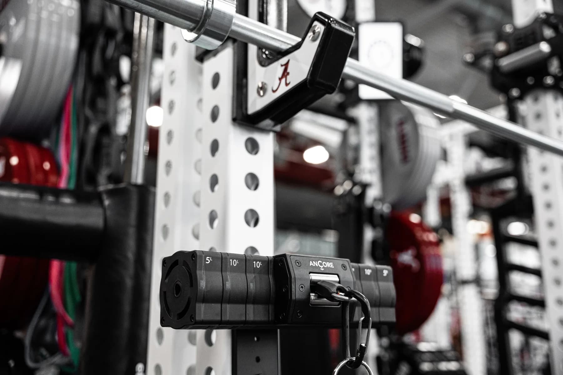 ANCORE Pro used during football strength training